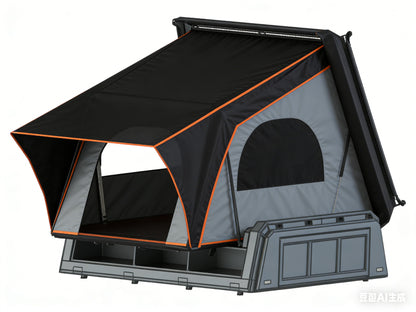 Skygii Hidden Truck Pickup Canopy Tent - Easy Install for Camping Enthusiasts