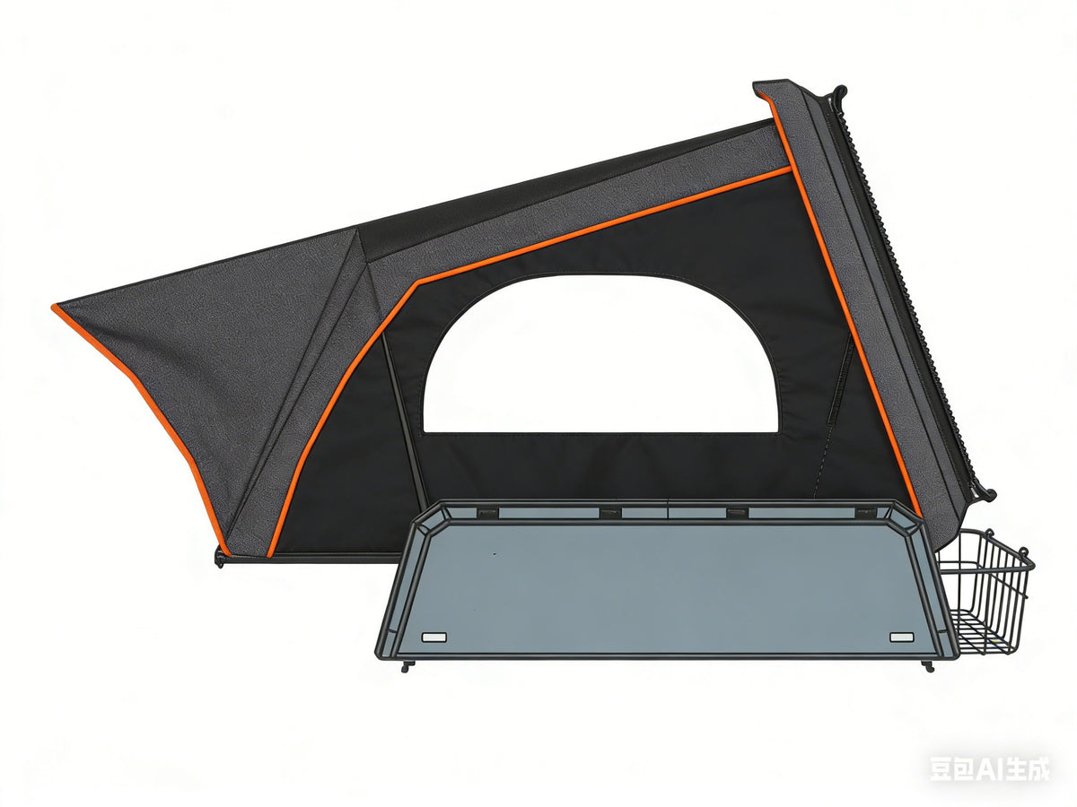 Skygii Hidden Truck Pickup Canopy Tent - Easy Install for Camping Enthusiasts