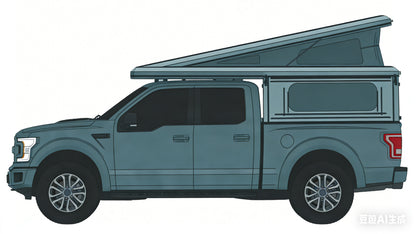 Skygii Truck Pickup Canopy Tent - All Weather for Overlanding & Off-Road Adventures